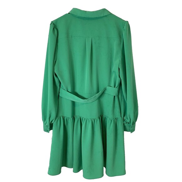 Karl Lagerfeld Paris Dress Belted Front Zip Above Knee Career Office New w/o Tag - Picture 2 of 9